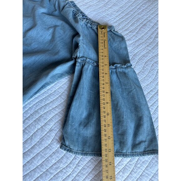 Madewell Blue Off-Shoulder Blouse - Picture 5 of 10